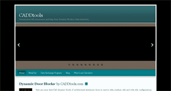 Desktop Screenshot of caddtools.com